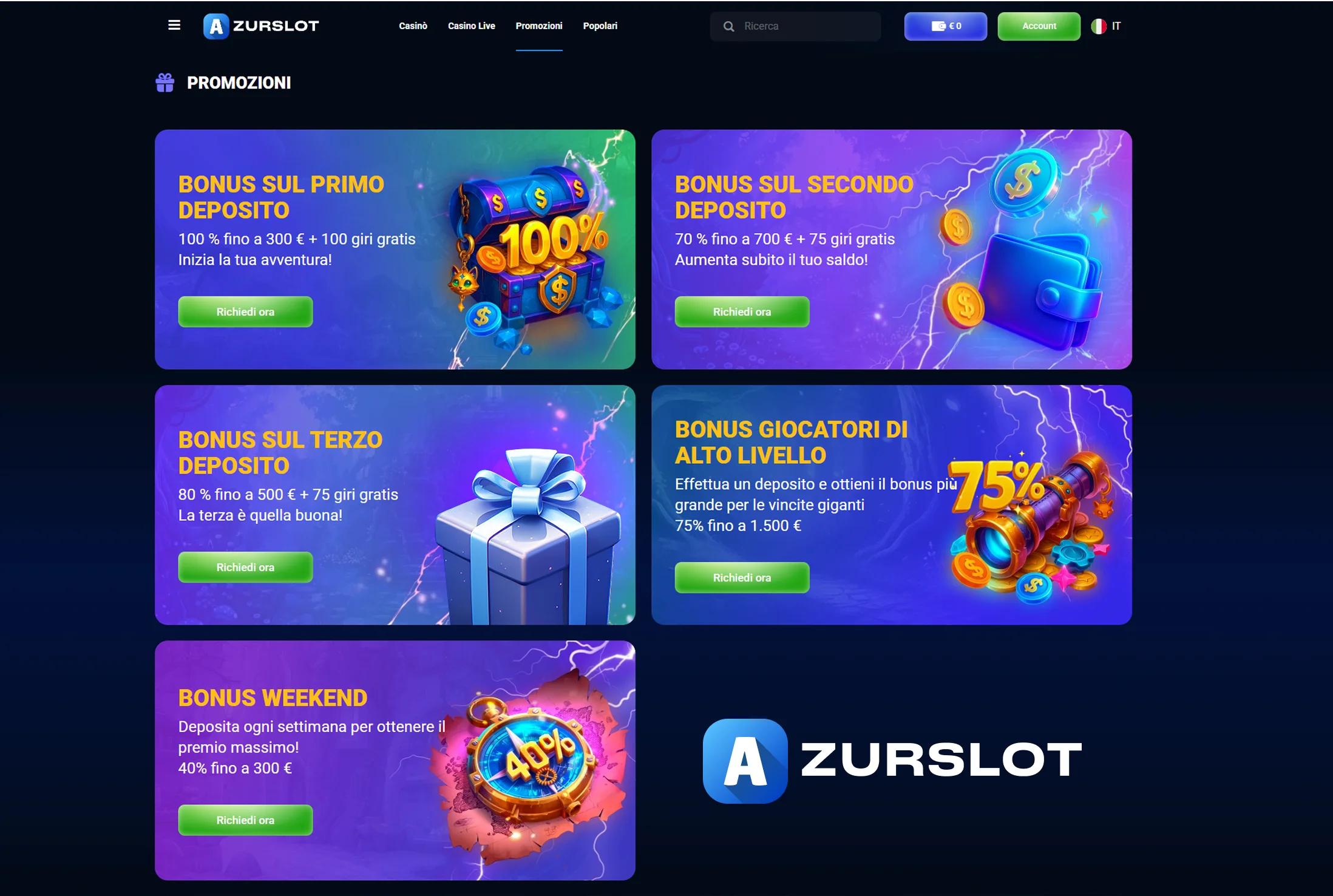 AzurSlot Offerte Bonus
